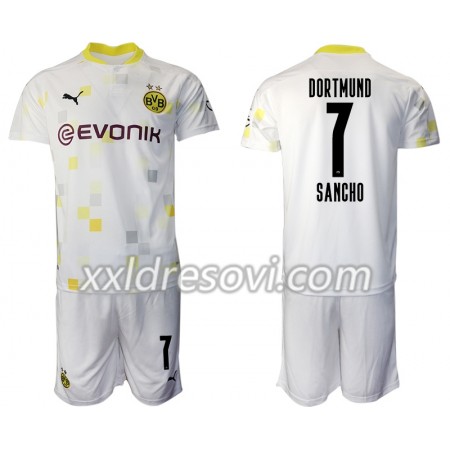 Borussia Dortmund Jadon Sancho 7 Treći Dječji Komplet Dresovi za Nogomet 2020-2021 (+ kratke hlače)